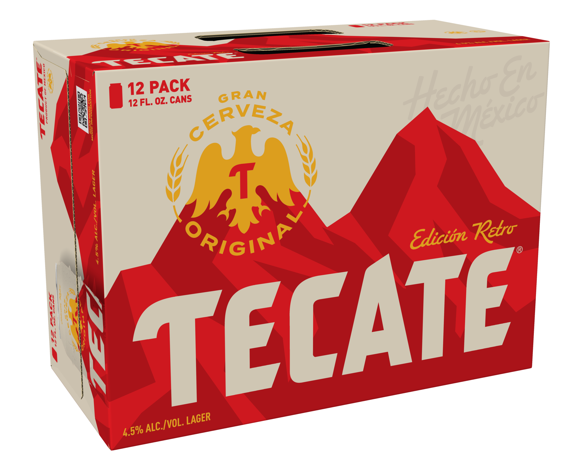 slide 1 of 1, Tecate Original Mexican Lager Beer, 12 Pack, 12 fl oz Cans, 12 oz