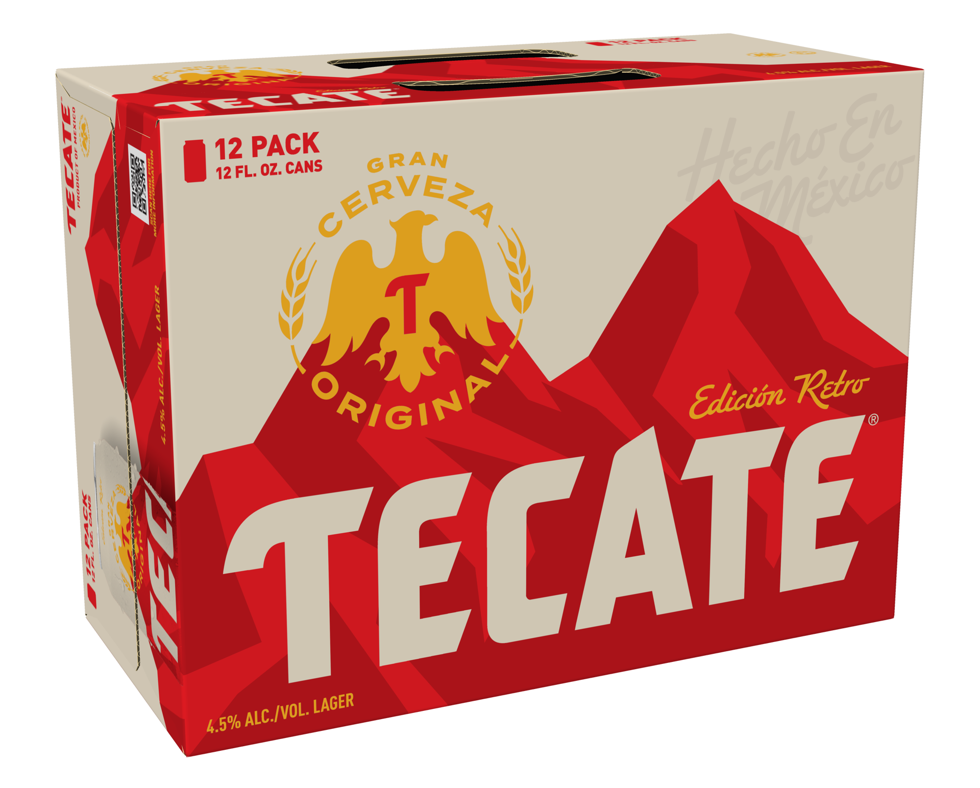 slide 1 of 1, Tecate Original Mexican Lager Beer, 12 Pack, 12 fl oz Cans, 12 ct; 12 oz