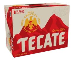 Tecate Original Mexican Lager Beer, 12 Pack, 12 fl oz Cans