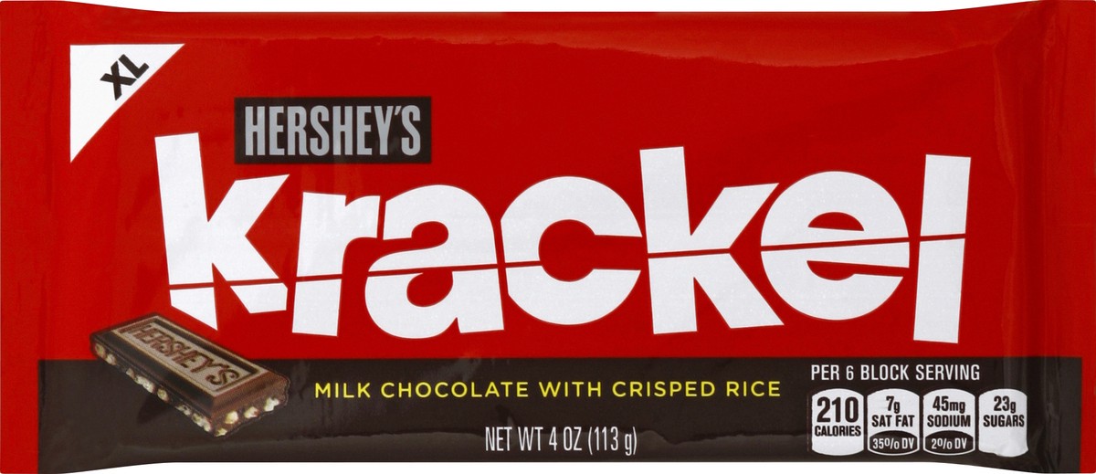 slide 3 of 5, Krackel Milk Chocolate 4 oz, 4 oz