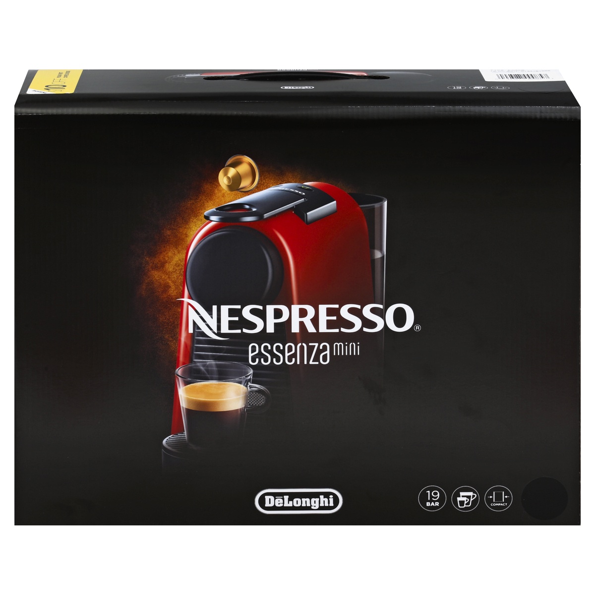 slide 1 of 1, Nespresso Essenza Mini Espresso Machine by DeLonghi, Black, 1 ct