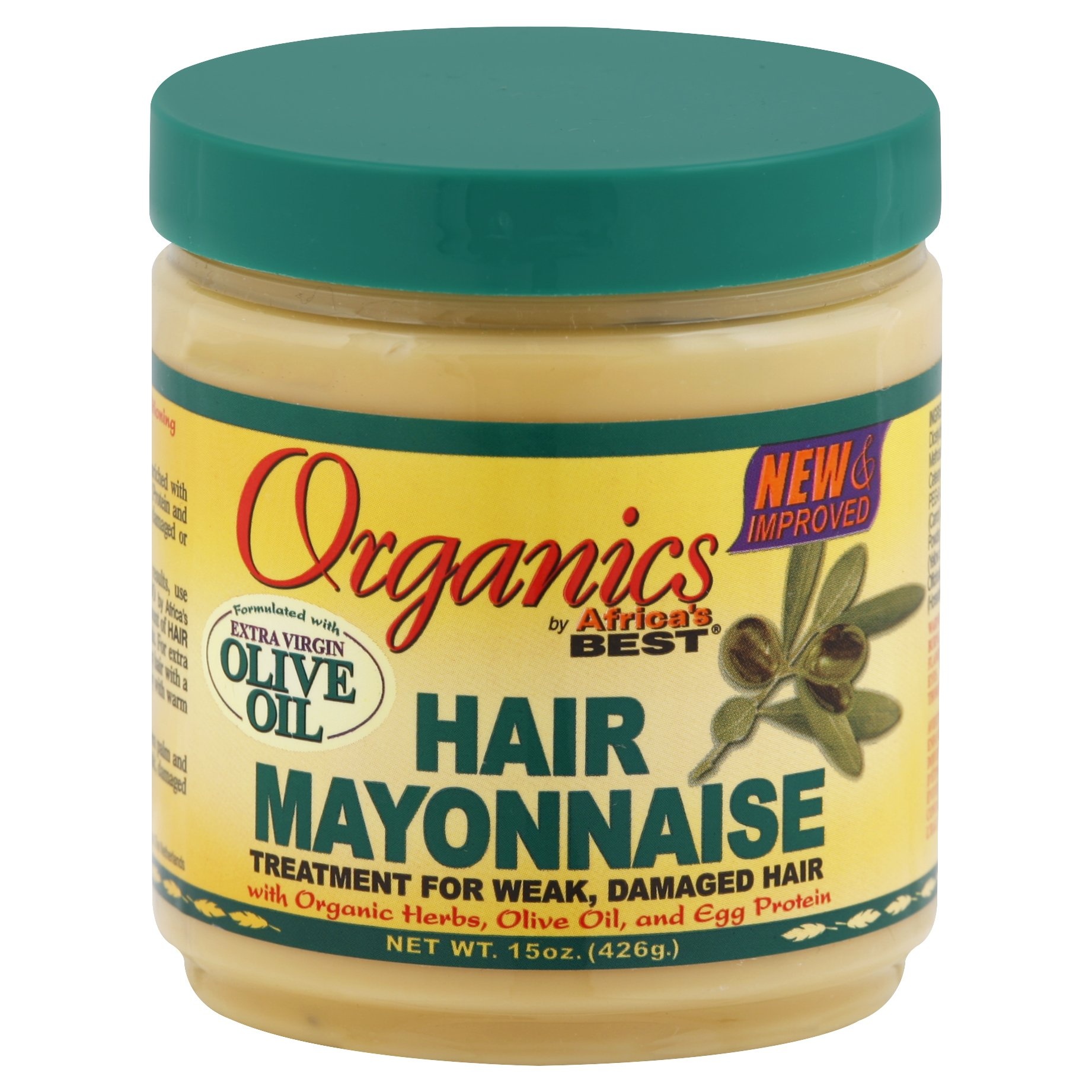 slide 1 of 3, Africa's Best Organics Hair Mayonnaise, 15 oz