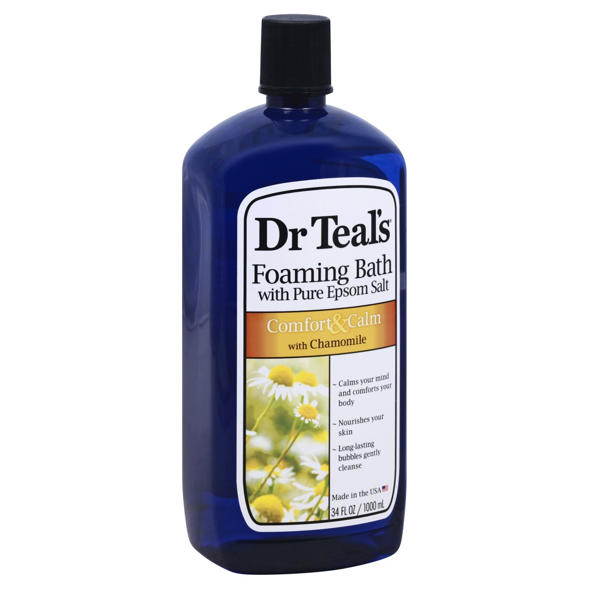 slide 3 of 9, Dr. Teal's Foaming Bath 34 oz, 34 oz