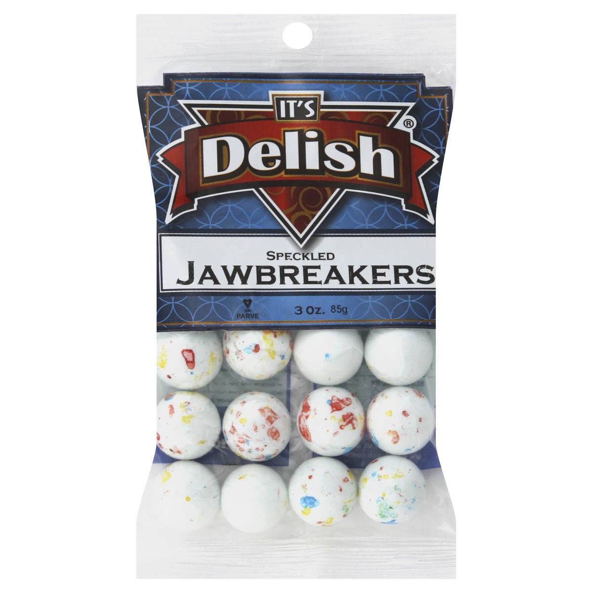 slide 4 of 4, It's Delish Speckled Jawbreakers, 3 oz