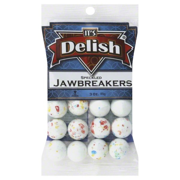 slide 1 of 4, It's Delish Speckled Jawbreakers, 3 oz
