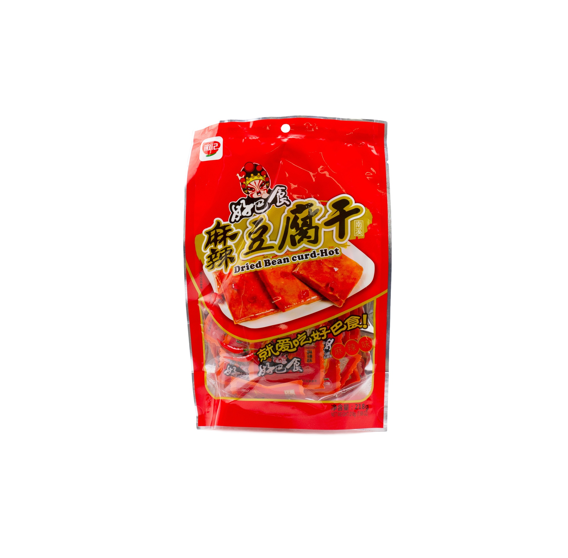 slide 1 of 1, Hui Ji Dried Bean Curd Hot, 7.68 oz