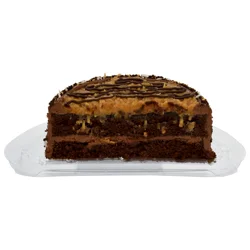 Bakery German Chocolate 1/2 Cake 7 Inch