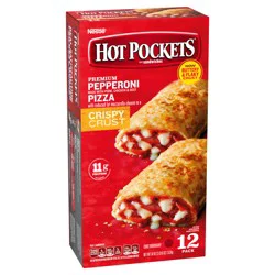 Hot Pockets Pepperoni Pizza Frozen Sandwiches 12 ct Box