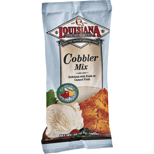 slide 3 of 18, Louisiana Fish Fry Products Fruit Cobbler Mix 10.58 oz, 10 oz