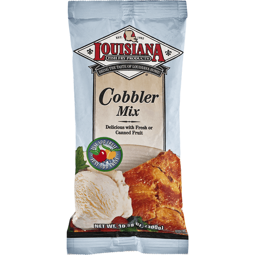 slide 17 of 18, Louisiana Fish Fry Products Fruit Cobbler Mix 10.58 oz, 10 oz