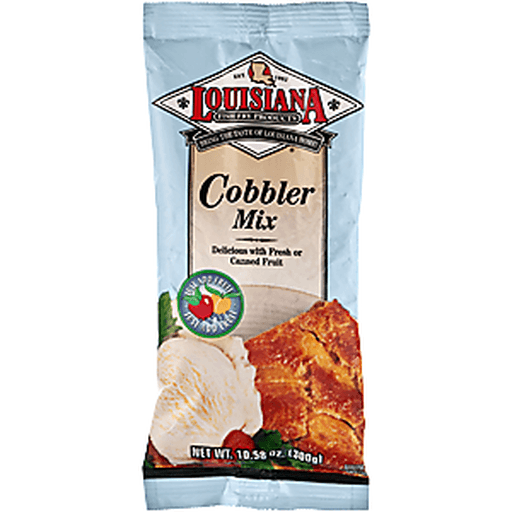 slide 11 of 18, Louisiana Fish Fry Products Fruit Cobbler Mix 10.58 oz, 10 oz