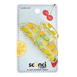 scünci Scunci Printed Lemon Claw Clip - 1 pk