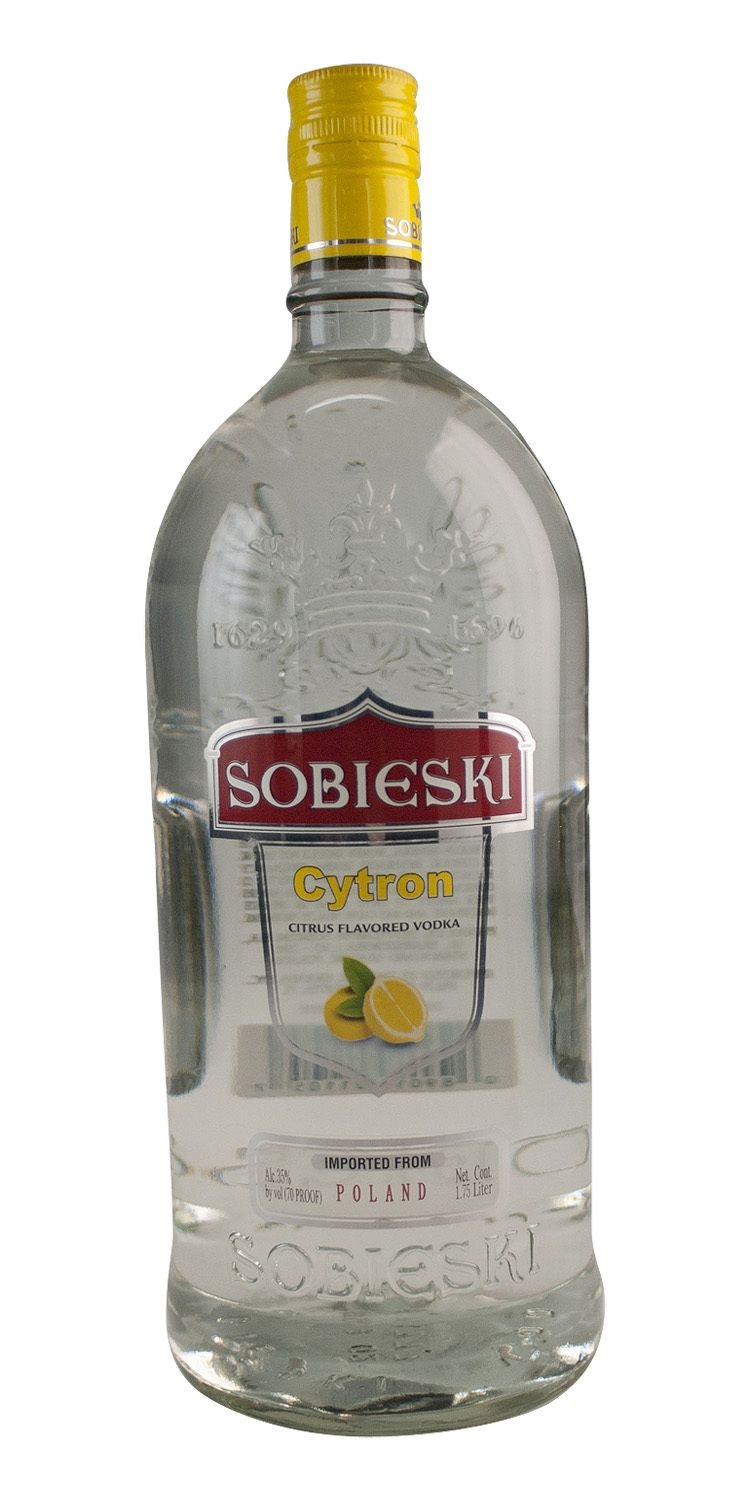 slide 1 of 1, Sobieski Cytron Vodka, 1.75 liter