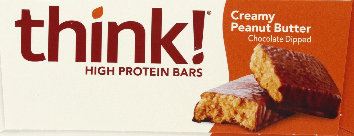 slide 4 of 7, thinkThin Creamy Peanut Butter High Protein Bar, 2.1 oz