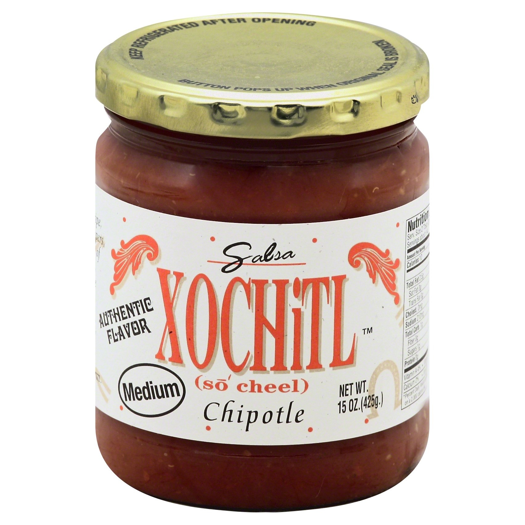 slide 1 of 1, Xochitl Medium Chipotle Salsa, 15 oz