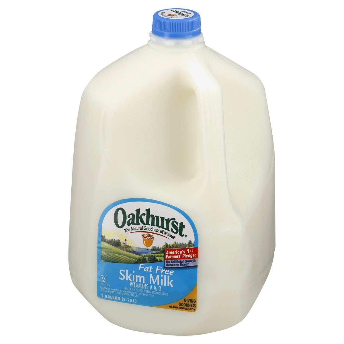 slide 11 of 13, Oakhurst Milk Fat Free Uht- 128 fl oz, 128 fl oz