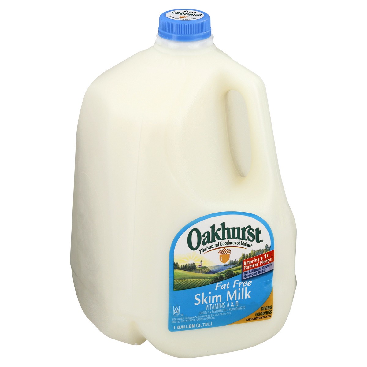 slide 3 of 13, Oakhurst Milk Fat Free Uht- 128 fl oz, 128 fl oz