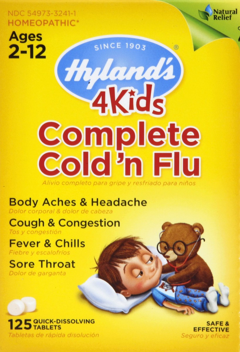 slide 2 of 4, Hyland's Hylands Cold & Flu Kids, 125 ct