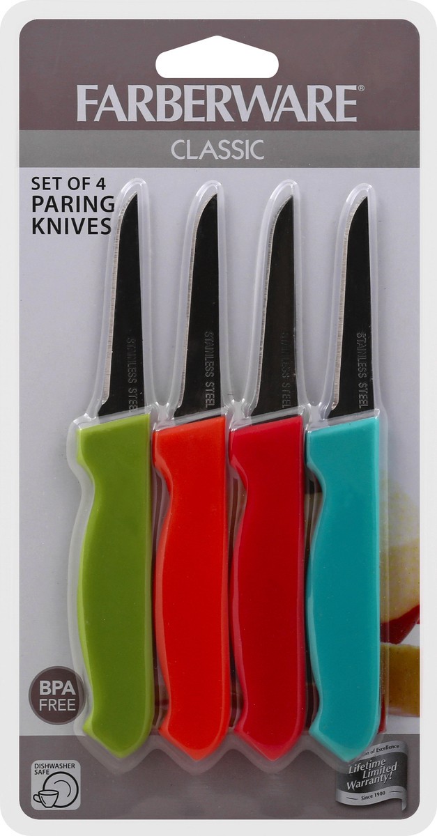 slide 5 of 7, Farberware Paring, Classic, Set of 4 Knives 4 ea, 4 ct