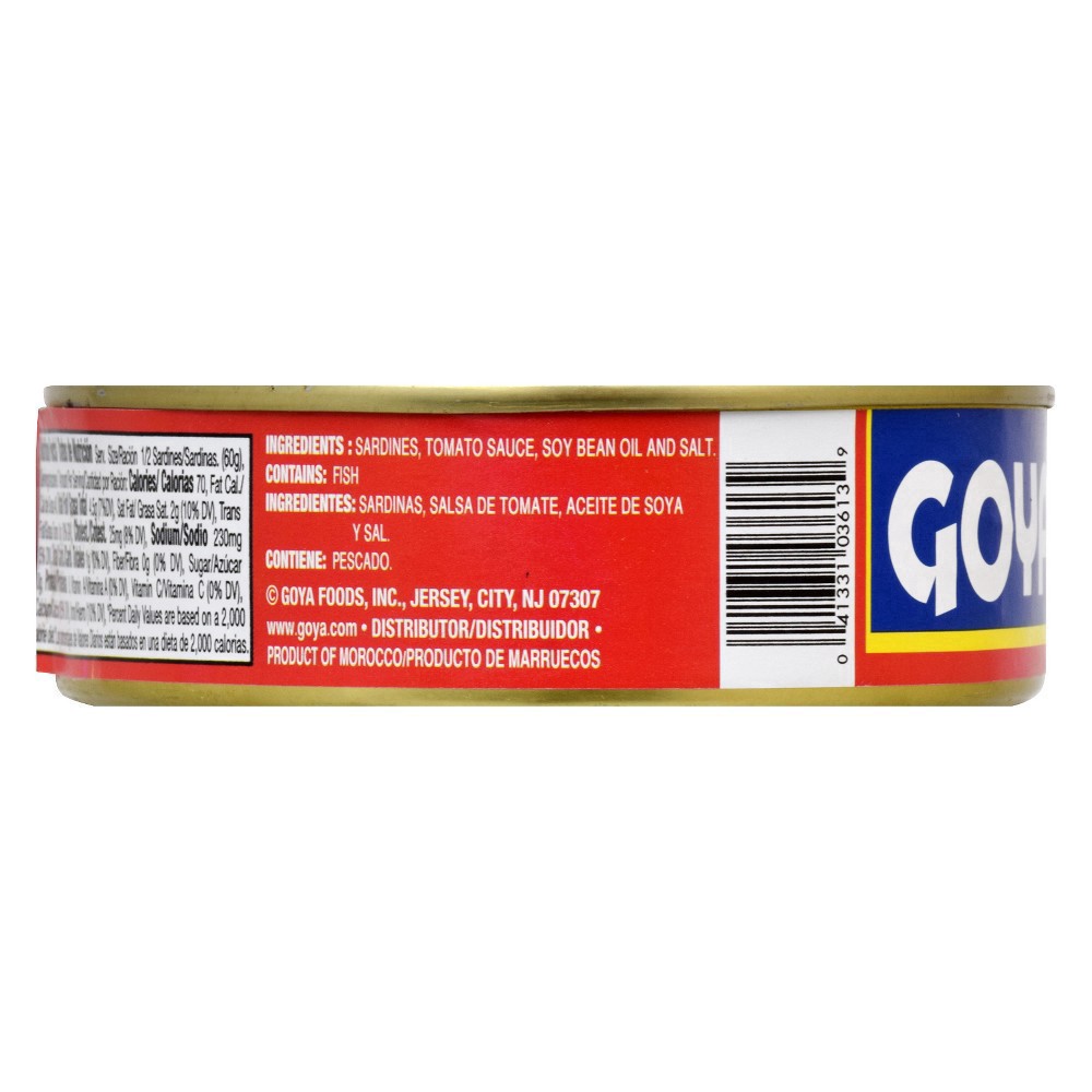 slide 5 of 22, Goya Sardines 15 oz, 15 oz