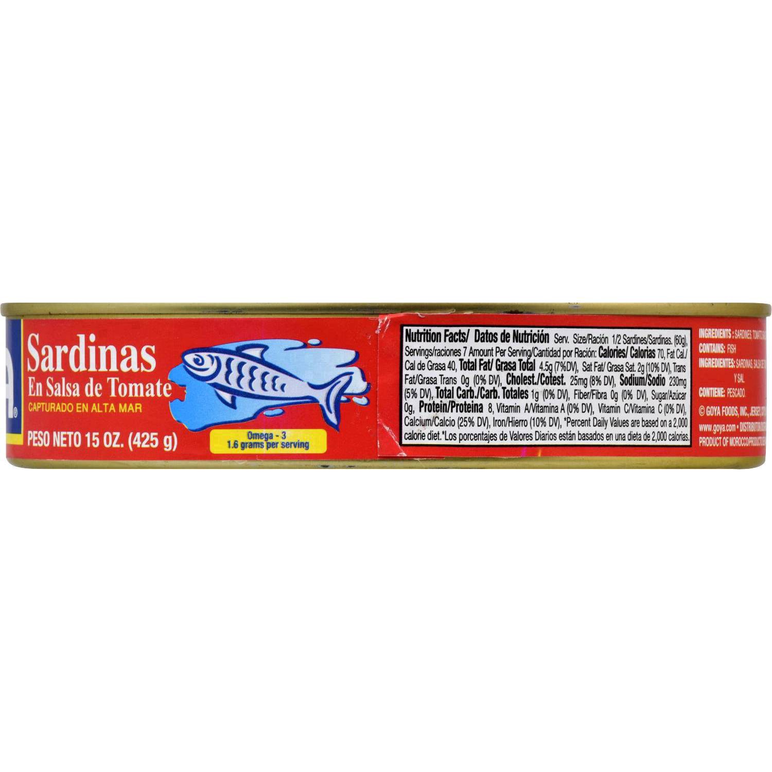 slide 17 of 22, Goya Sardines 15 oz, 15 oz