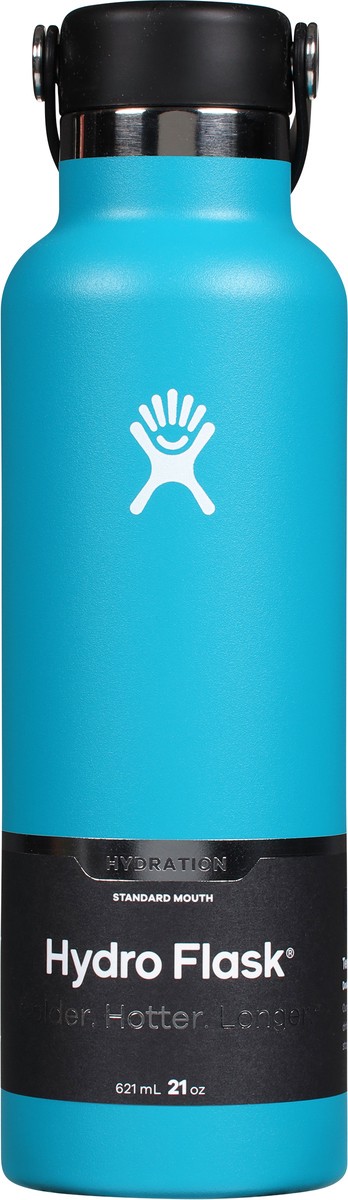 Hydro Flask Standard Mouth Water Bottle with Flex Cap Laguna 21oz/621ml 