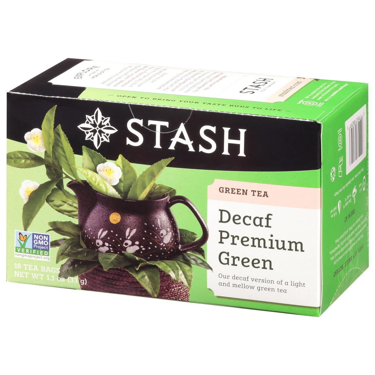 slide 3 of 13, Stash Premium Decaffeinated Green Tea Bags-Stash, 18 ct