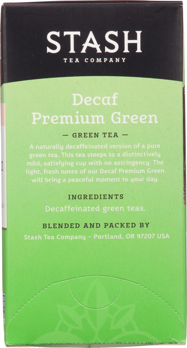 slide 12 of 13, Stash Premium Decaffeinated Green Tea Bags-Stash, 18 ct