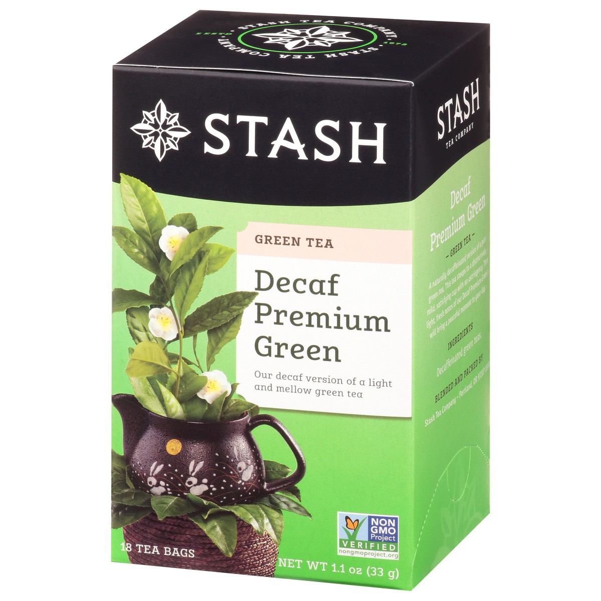 slide 4 of 13, Stash Premium Decaffeinated Green Tea Bags-Stash, 18 ct