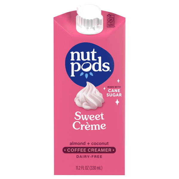 slide 1 of 1, nutpods Coffee Creamer, Dairy-Free, Sweet Creme, Almond + Coconut, 11.2 fl oz