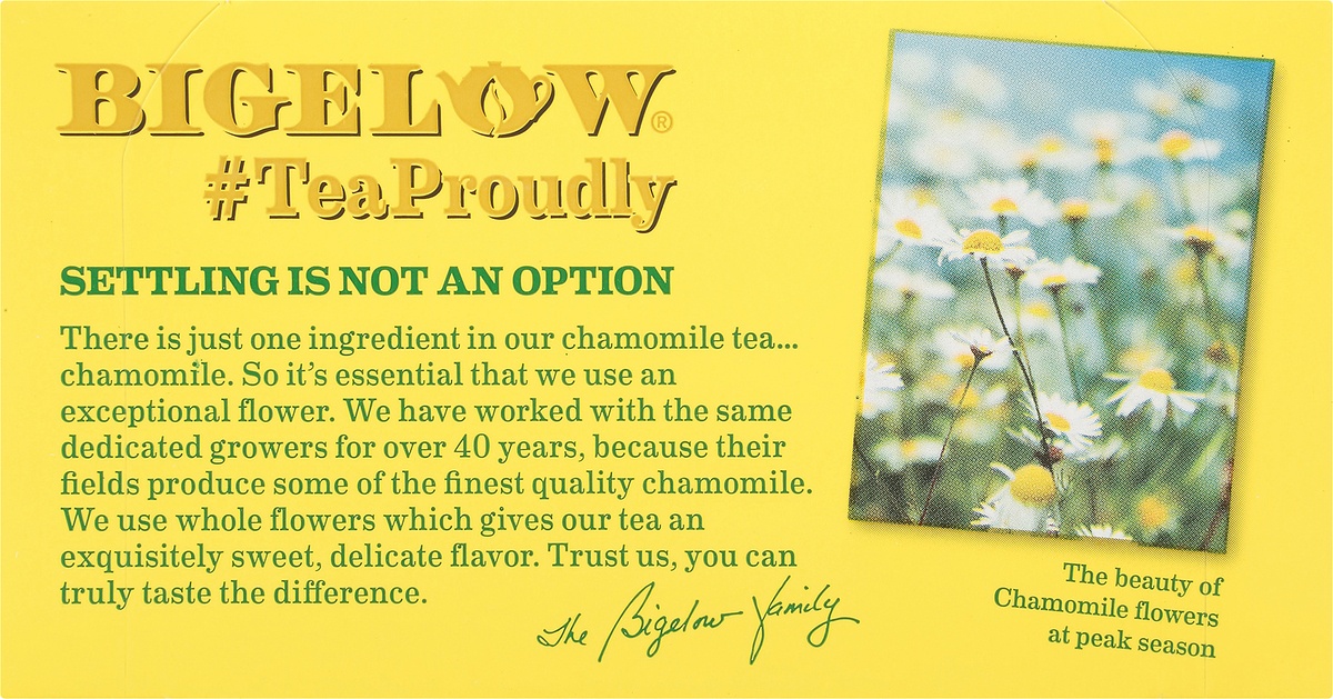 slide 5 of 9, Bigelow Cozy Chamomile Herb Tea, 20 ct