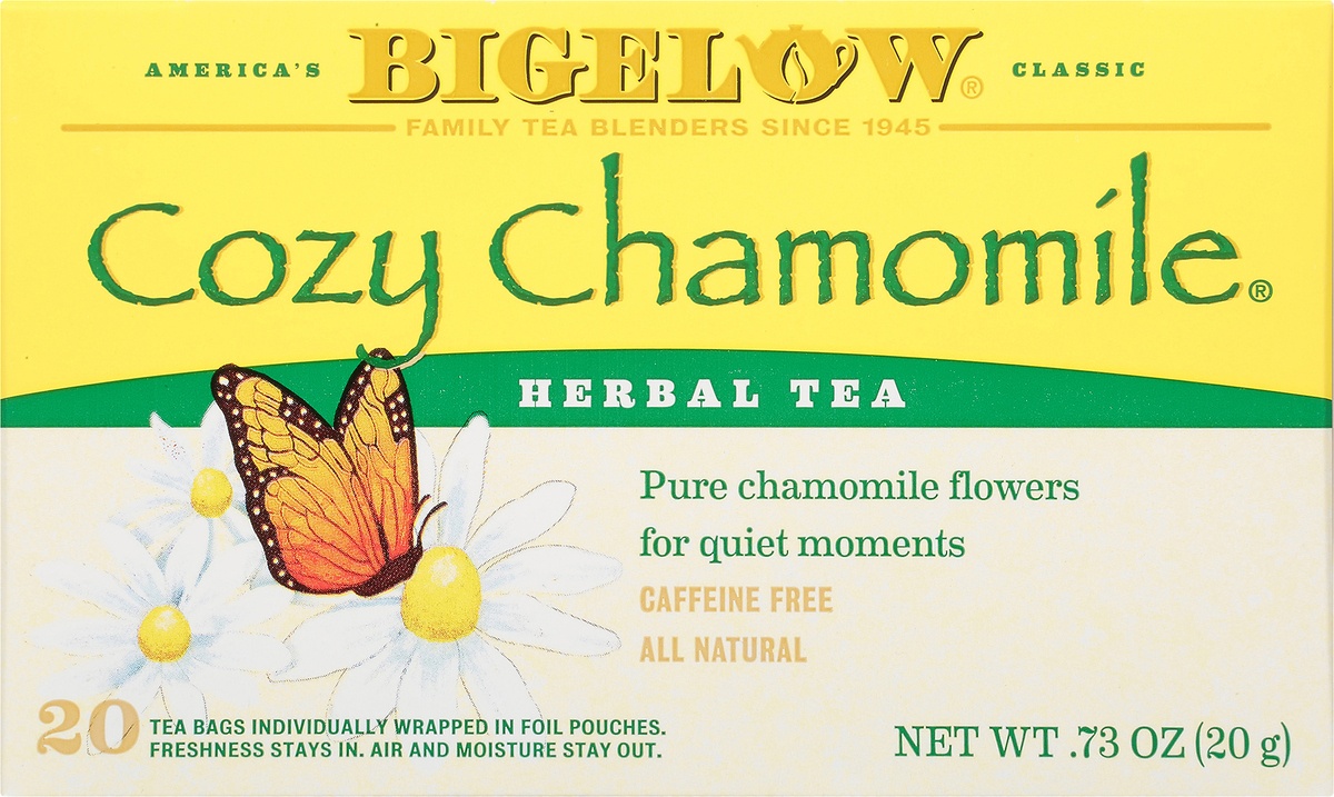 slide 8 of 9, Bigelow Cozy Chamomile Herb Tea, 20 ct