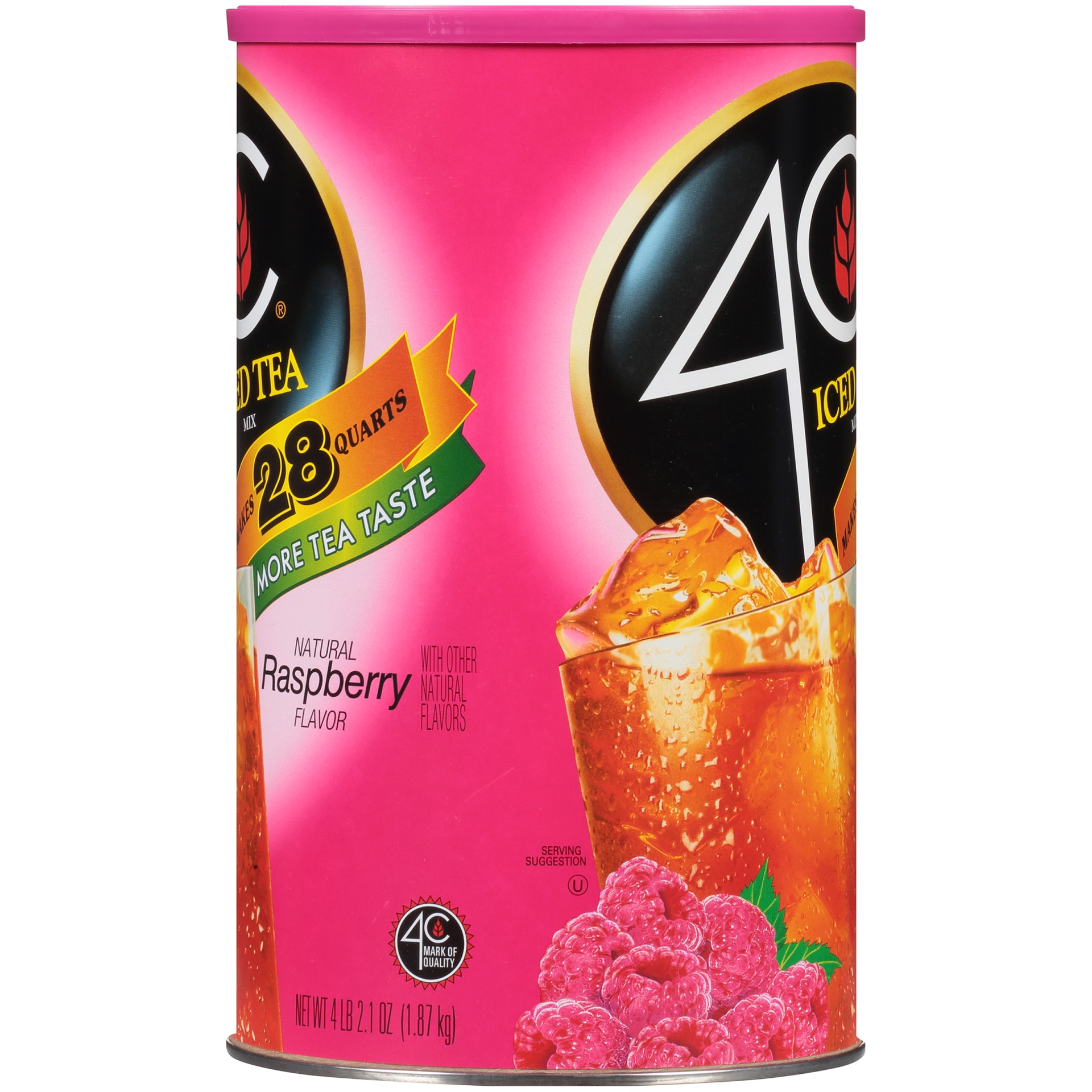 slide 5 of 8, 4C Raspberry Iced Tea Mix, 70.3 oz