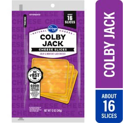 Kroger Colby Jack Cheese Slices