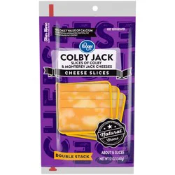 Kroger Colby Jack Cheese Slices