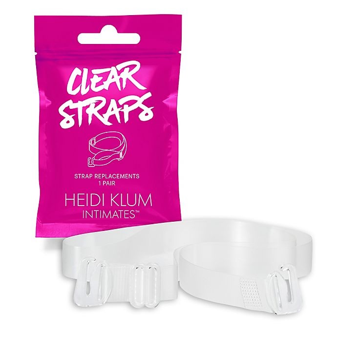 slide 1 of 2, Heidi Klum Intimates Clear Bra Straps, 1 ct