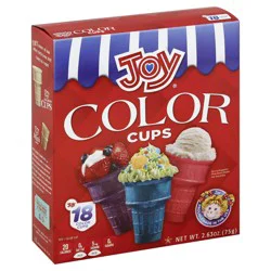 Joy Color Ice Cream Cups