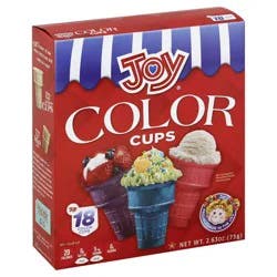 Joy Color Ice Cream Cups