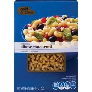 slide 1 of 1, CVS Gold Emblem Elbow Macaroni, 16 oz