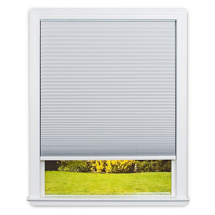 slide 1 of 5, Redi Shade Easy Lift Cordless Cellular Blackout Shade - White, 36 in x 64 in