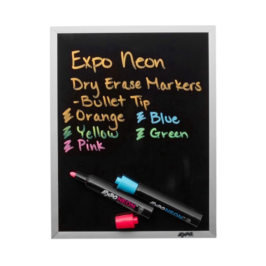 slide 3 of 7, Expo Neon Dry-Erase Markers, Assorted, Pack Of 5, 5 ct