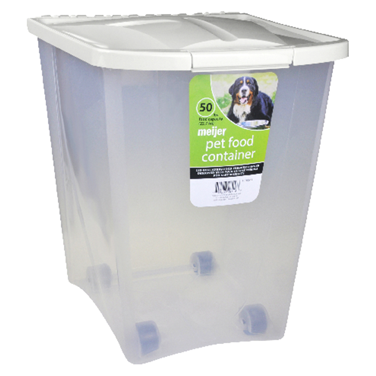 slide 1 of 1, Meijer Pet Food Container, 50 lb