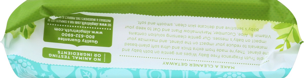 slide 3 of 5, Simple Truth Baby Wipes 64 ea, 64 ct