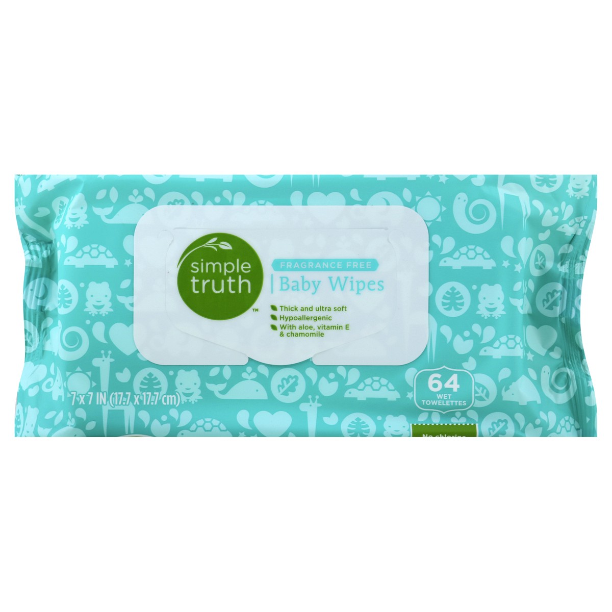 slide 4 of 5, Simple Truth Baby Wipes 64 ea, 64 ct