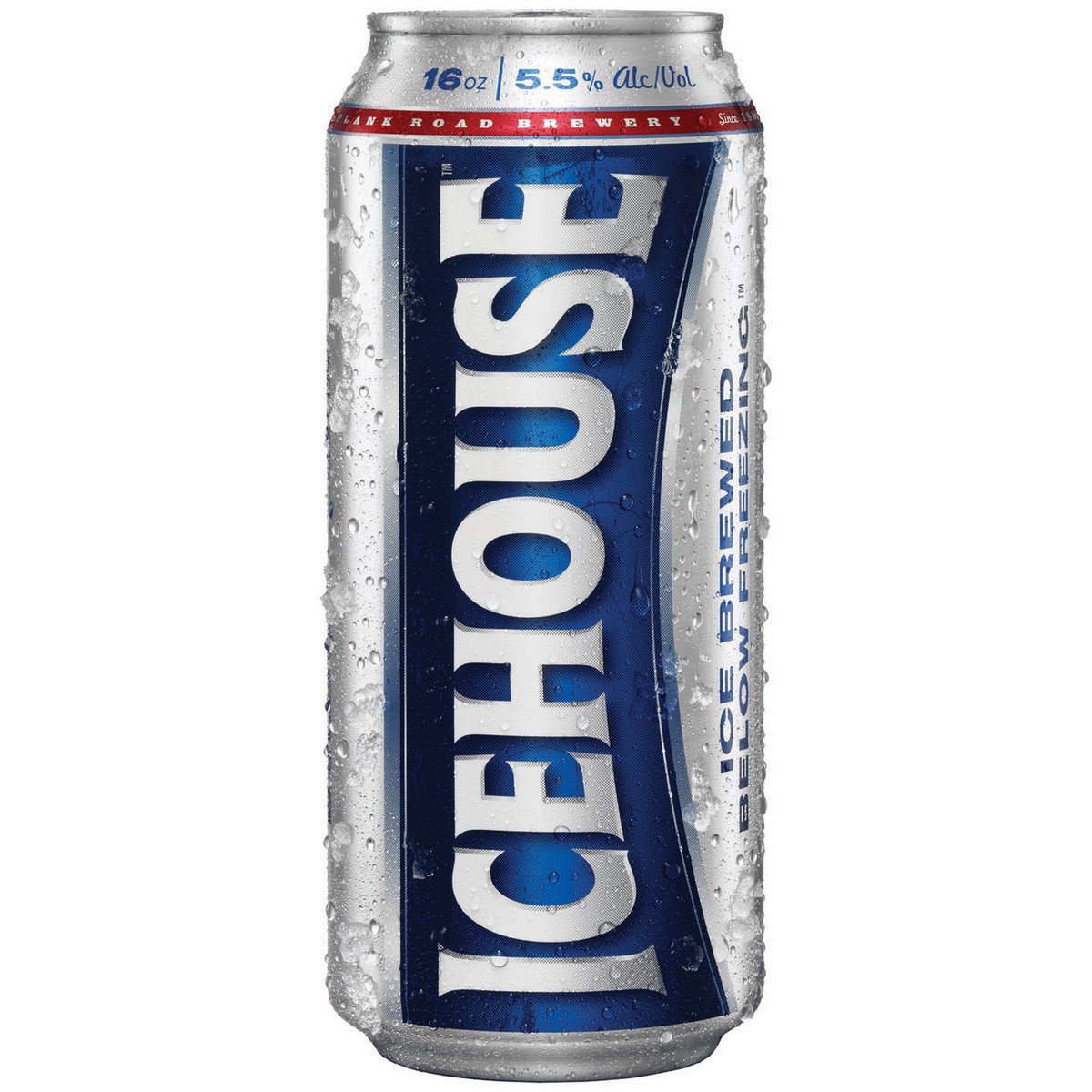 slide 1 of 2, Icehouse Beer, American Lager, 4 Pack, 16 fl. oz. Cans, 5.5% ABV, 384 oz