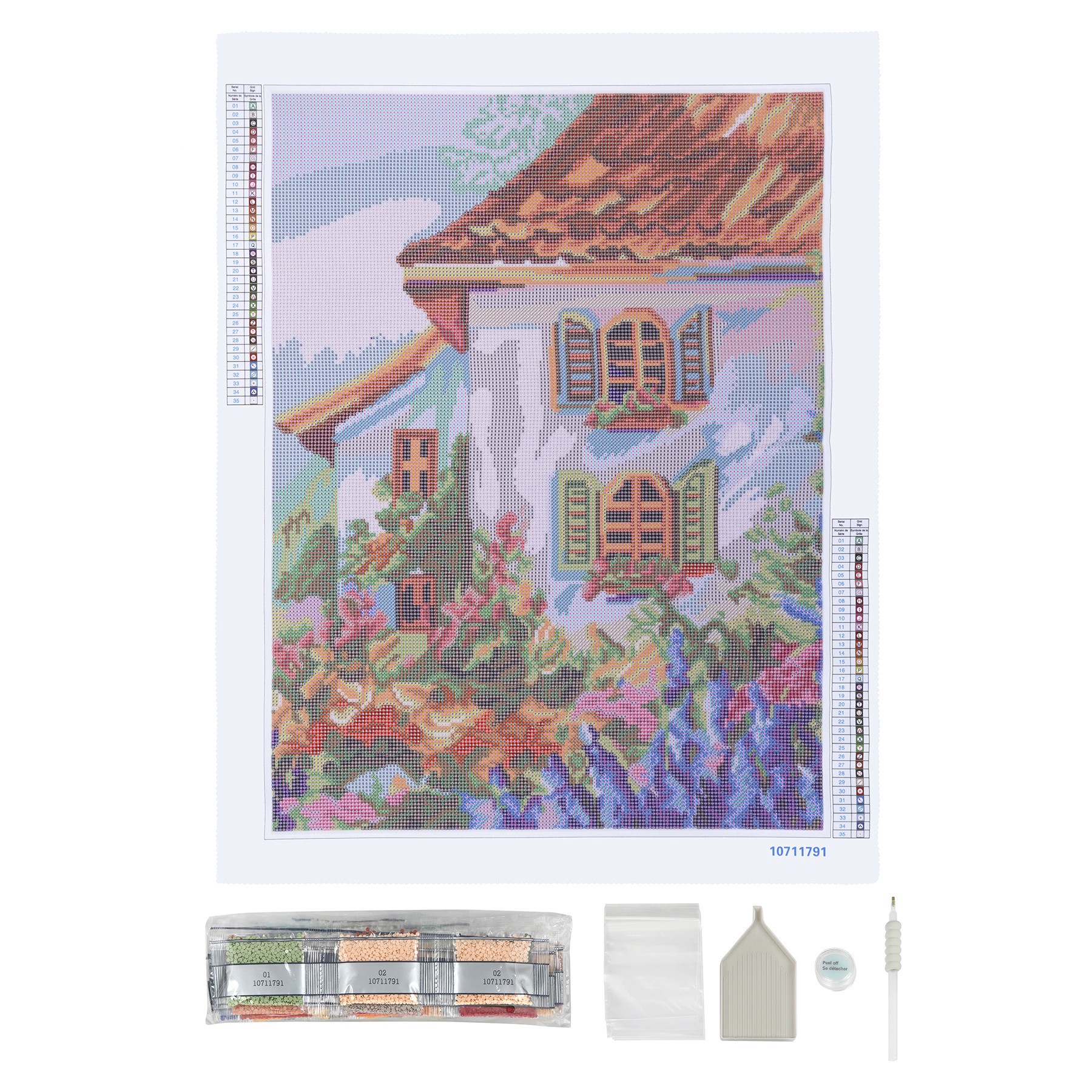 slide 2 of 4, Cottage Painting Diamond Art Kit By Make Market, 18 in x 24 in