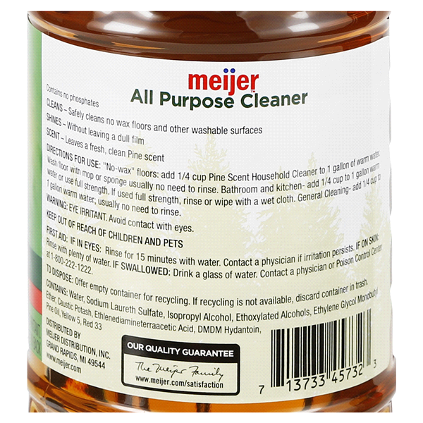 slide 4 of 5, Meijer Pine Scented All Purpose Cleaner, 40 oz