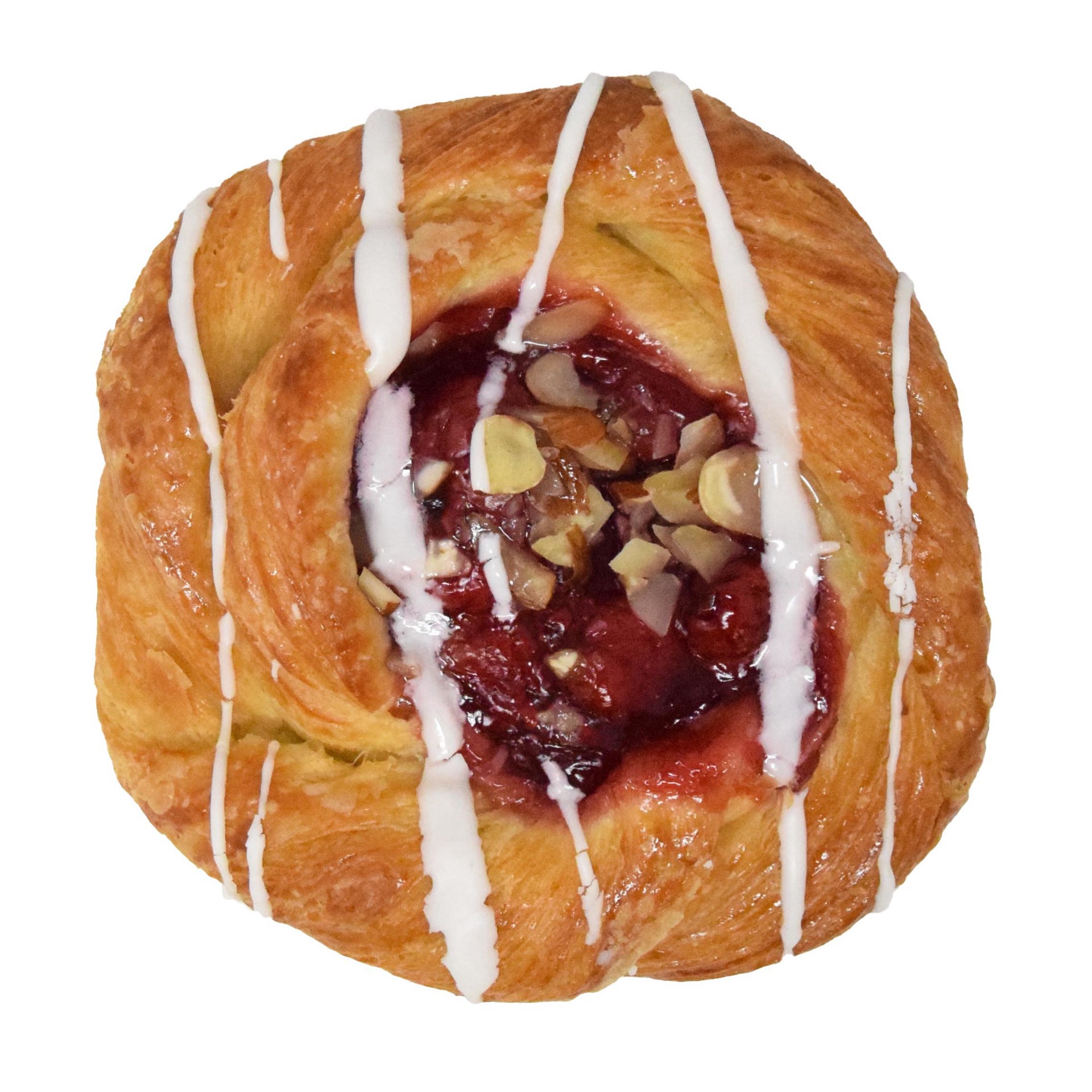 slide 1 of 1, H-E-B Cherry Almond Twist Danish, 1 ct