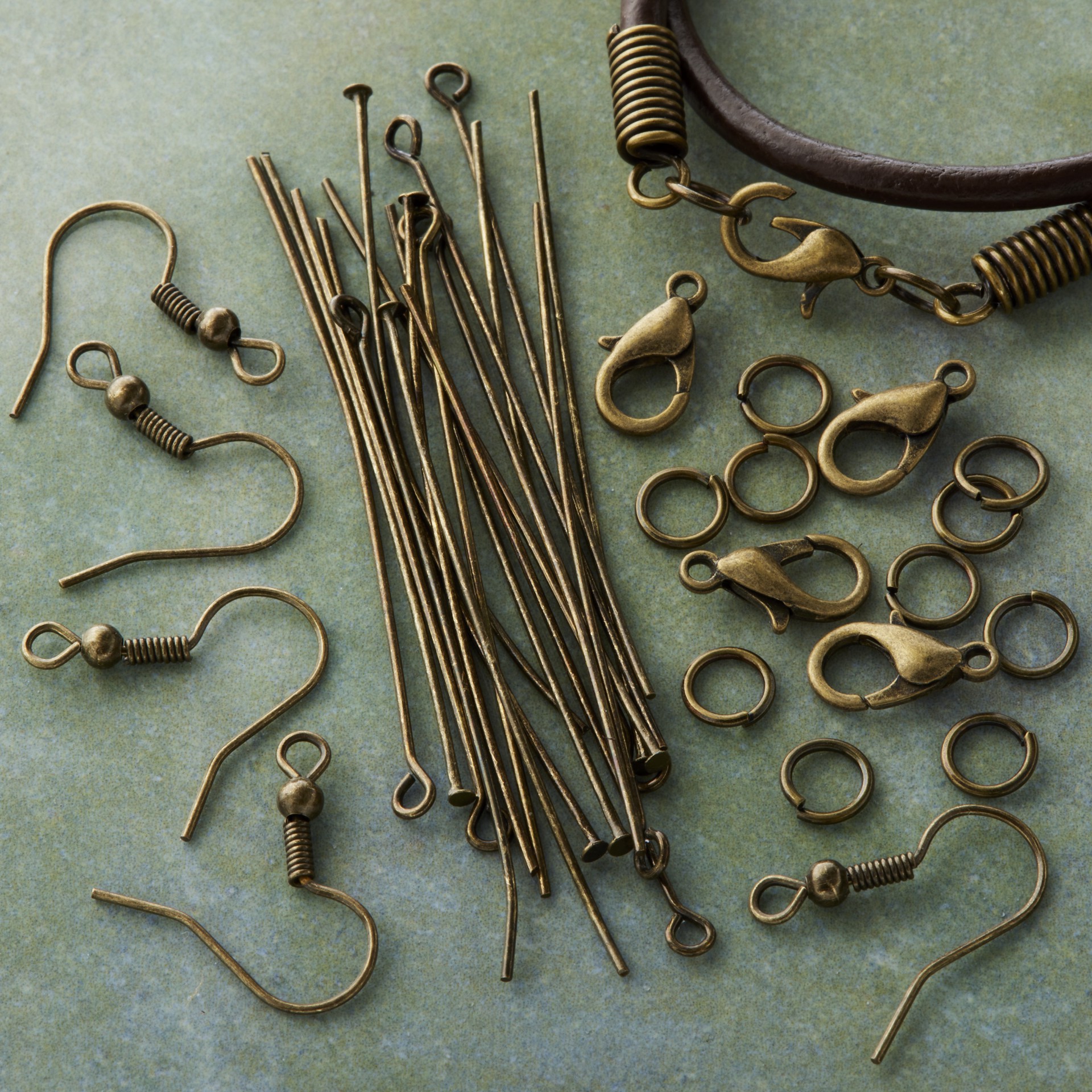 slide 2 of 2, Oxidized Gold Findings By Bead Landing, 100 ct