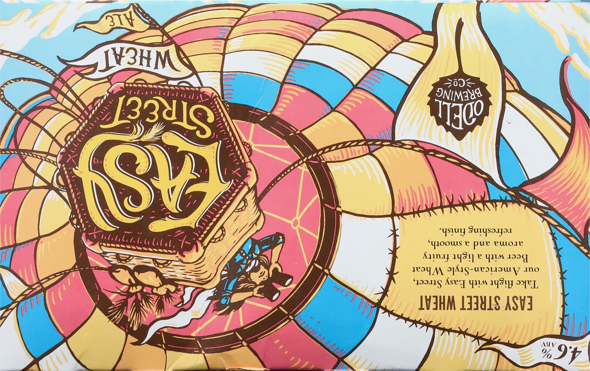 slide 11 of 12, Odell Brewing Co. Easy Street Wheat Ale Beer 6 - 12 oz Cans, 6 ct